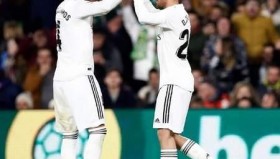 皇马西甲六连胜，姆巴佩双响助威，领跑积分榜！